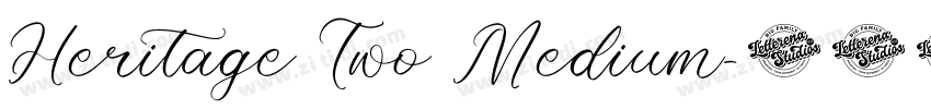 Heritage Two Medium字体转换